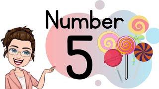 NUMBER 5 || TEACH/LEARN THE NUMBER FIVE || Introduction and Revision