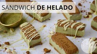 SANDWICH DE LOTUS con helado