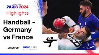 LATE WIN!  Germany vs France Men's Quarter-Final Handball Highlights | #Paris2024 #Olympics