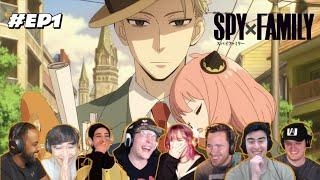 SPY X FAMILY EP1 REACTION MASHUP | ANYA IS SO CUTE!!!
