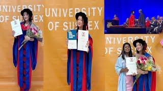 Finally my graduation ceremony| Doctoral degree| Naga girl in the UK  | Thank you all ️