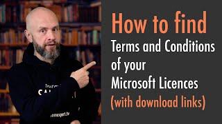 How to find Microsoft Terms and Conditions