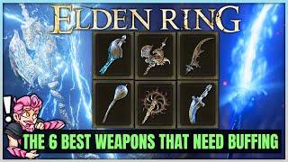 The 6 RARE Unique INCREDIBLE Weapons Nobody Uses in Elden Ring - Best Dissapointing Weapon!