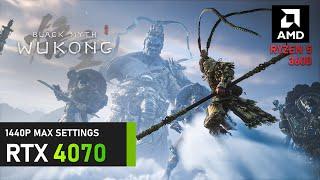 Black Myth: Wukong - RTX 4070 | Ryzen 5 3600 - Benchmark 1440P