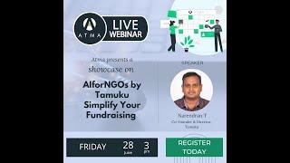 Atma Webinar: AIforNGOs by TamukuSimplify Your Fundraising