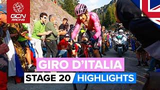 Brutal Mountain TT Decides Pink Jersey Winner! | Giro D'Italia 2023 Highlights - Stage 20