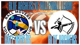 BALL MOVERS VS BLUE ARCHERS | 13U GIRLS VOLLEYBALL MATCH | 1ST BAVC VOLLEYBALL LEAGUE BACOLOD CITY