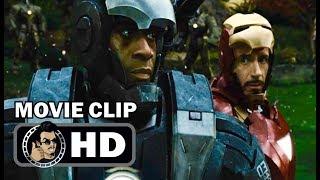 IRON MAN 2 Movie Clip - Tony Stark and War Machine (2010) Robert Downey Jr Marvel Superhero Movie HD