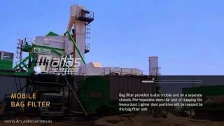 100-120 tph - mobile asphalt batch plant by Atlas Industries