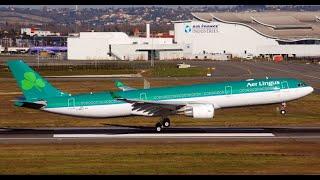 A330 AerLingus: Dublin to Chicago - Full Flight