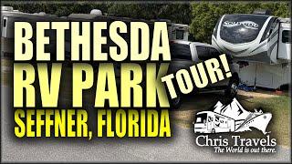 Bethesda RV Park Campground TOUR in Seffner, Florida