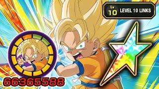 100% NEW SUPER SAIYAN DAIMA GOKU LEVEL 10 LINKS!!! Dragon Ball Z Dokkan Battle