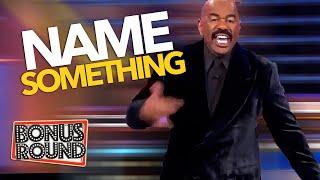 MOST VIEWED Name Something Questions On Family Feud With Steve Harvey