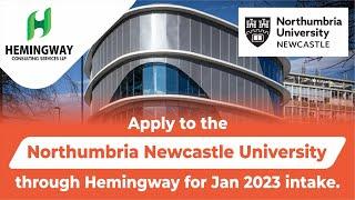 Apply To Northumbria University Through Hemingway | #uk #ukstudy #ukuniversity