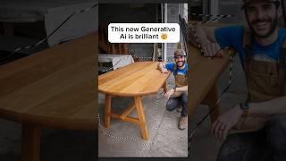 The Ai was wrong for this  #woodworking #furniture #diy #table #builder