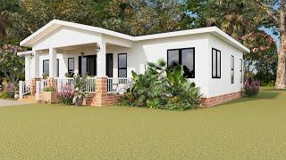 Small House Design 2 Bedroom - With Floor Plan.