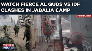 Al Quds Releases Video Of Fierce Clashes In Jabalia Camp| IDF Falls Prey To Hamas In Blow To Israel?