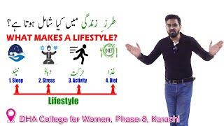 What Makes a A lifestyle - Dr Ikram Explains (Hindi / Urdu)