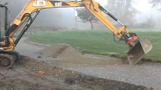 Rototilt on Cat excavators