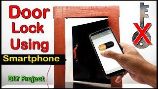 Door Lock using smartphone | How to make at home