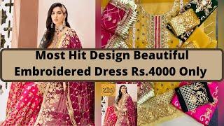 Most Hit Design Beautiful Embroidered Dress // ZIS Shopping PK\\