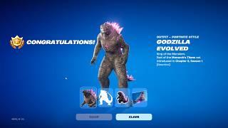 How to Unlock GODZILLA SKIN in Fortnite Chapter 6! (EASY)