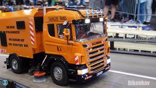 Rc Heavy Haulage & Big Rc Excavator Mega & Rc Trucks & Rc Machines at Hobbymesse Leipzig