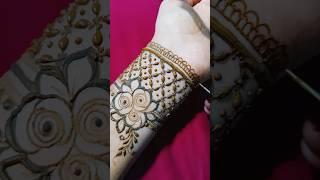 beautiful bracelet mehndi design  #short #ytshorts #mehndi #hennadesign #hennatattoo