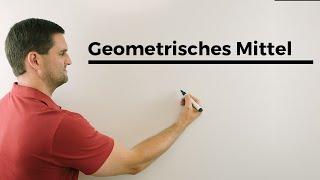 Geometrisches Mittel, Statistik | Mathe by Daniel Jung