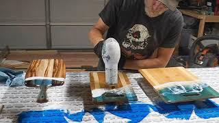 How to make easy ocean waves effect using epoxy resin - full tutorial