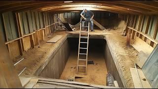 Men Build Secret 2-Room BUNKER Under a House | Start to Finish by @DashingAxe