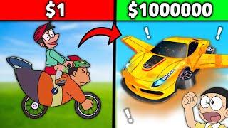 $1 Vs $100000000 Car  || Funny Game 