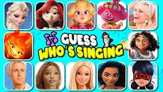 Guess Who's Singing ️| Disney Song | Barbie, Moana, Elsa,Mirabel,Arile,Trolls 3 Band Together