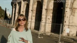 Rome City Guide. Colosseum. Jean films for Cruise Doris Visits