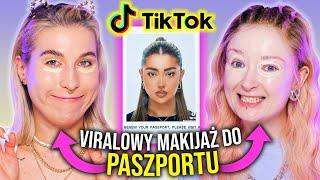  Testujemy viralowy makijaż do paszportu z Tiktoka!  RLM i Agnieszka Grzelak Beauty