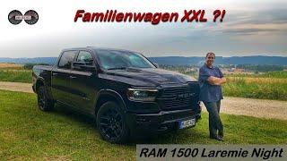 RAM 1500 Laramie Night Edition - 5,7 Liter HEMI V8 Pick-Up als Familienauto XXL ?! | Test - Review
