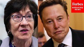 Susan Collins Discusses 'Excellent 70-Minute Meeting' With Elon Musk