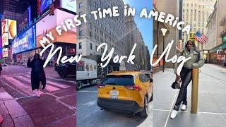 TRAVEL VLOG NEW YORK: My first time in America, sightseeing, hanging with friends and more