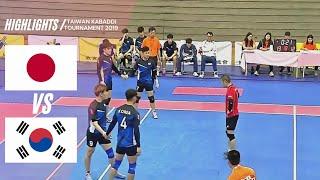 Semi-final Kabaddi SOUTH KOREA vs JAPAN International men invitation tournament Taiwan 2019