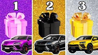 Elige UN Regalo de 3 🩷 - ¡Desafío de 3 Cajas de Regalo!| Adivinanzas de Regalos de 3 