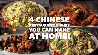 4 Chinese Restaurant Dishes you can make at Home | Indo Chinese Recipes | Cookd