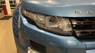 Range Rover Evoque - ремонт фар, замена линз, диодные Expression Drive