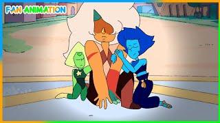 lapis Peridot and Jasper fusión "Rainbow flourite" SU fan animation | blue kyanite network