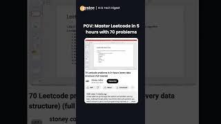 Master LeetCode in 5 Hours?  #Coding #TechHacks #Programming