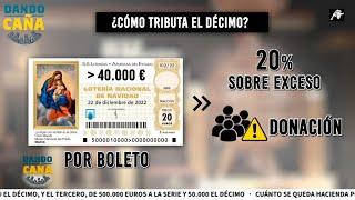 ¿Cómo cobro el décimo de la Lotería de Navidad y cuánto se queda Hacienda?