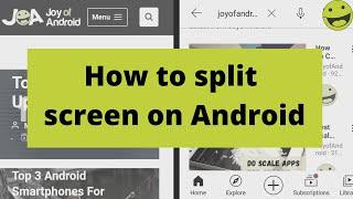 How to split screen on Android in 5 seconds