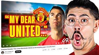 REACTING TO RONALDO TALKS MANCHESTER UNITED!