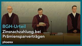 BGH-Urteil: Zinsnachzahlung bei Prämiensparverträgen