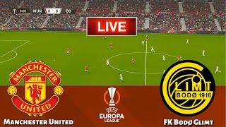 LIVE  Manchester United vs Bodø/Glimt | UEFA Europa League 2024 | Full Match | PES 21