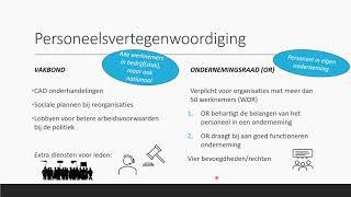 Personeelsvertegenwoordiging - Ondernemingsraad (OR) & Vakbond | Bedrijfseconomie | havo + vwo